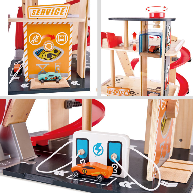 Hape Gearhead Stunt Garage