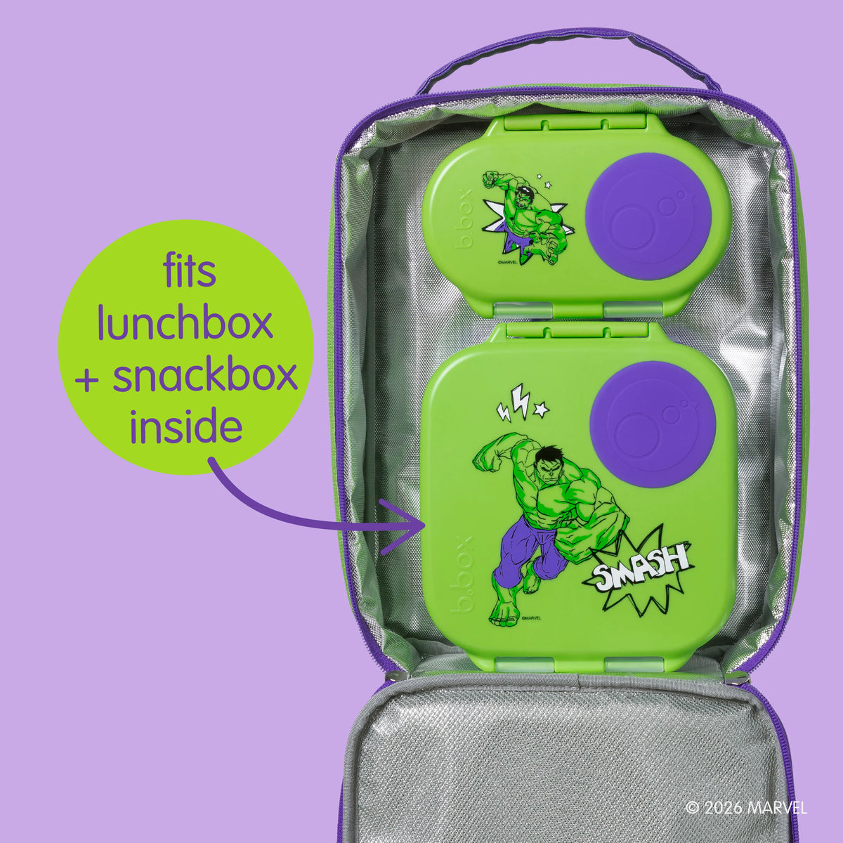 b.box Insulated Lunchbag - Hulk