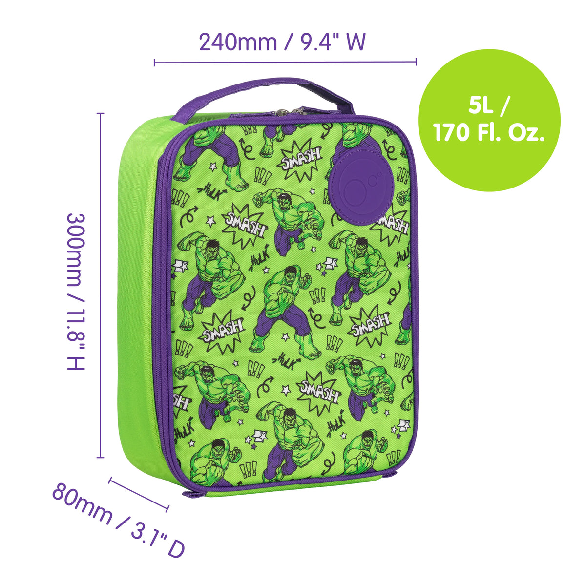 b.box Insulated Lunchbag - Hulk