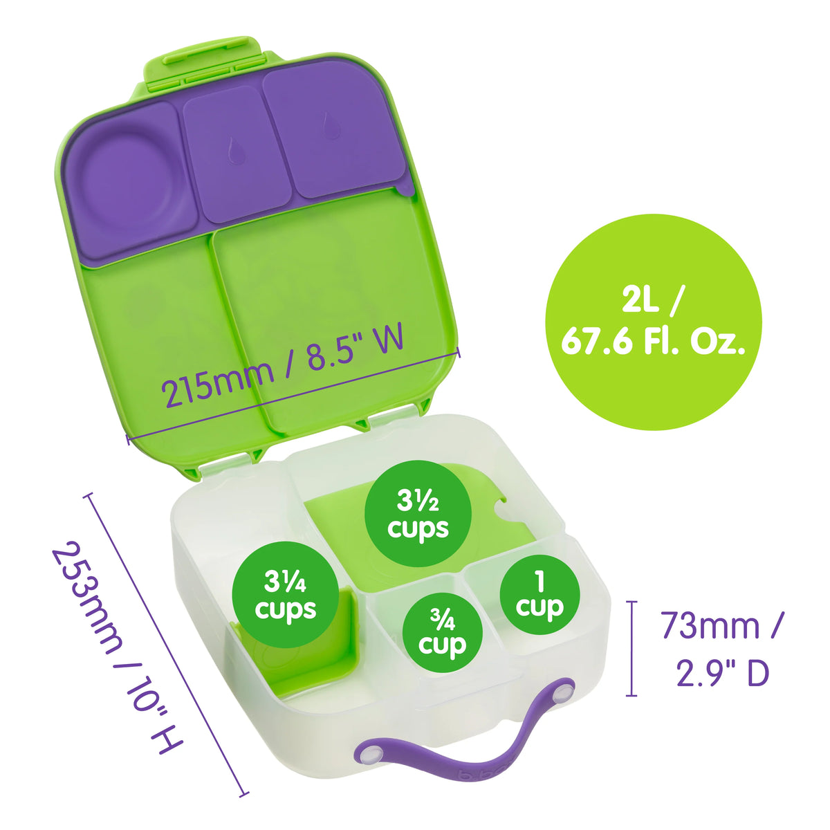 b.box Lunchbox - Hulk