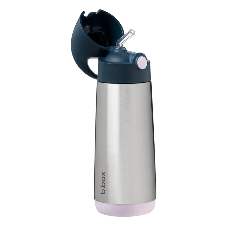 b.box Insulated Drink Bottle 500ml - Indigo Rose