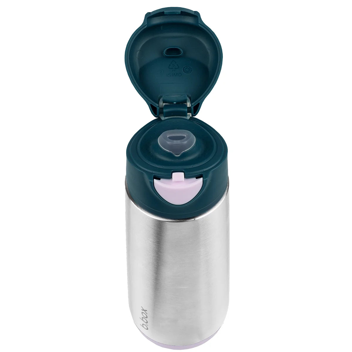 b.box Insulated Sport Spout Bottle 500ml - Indigo Rose