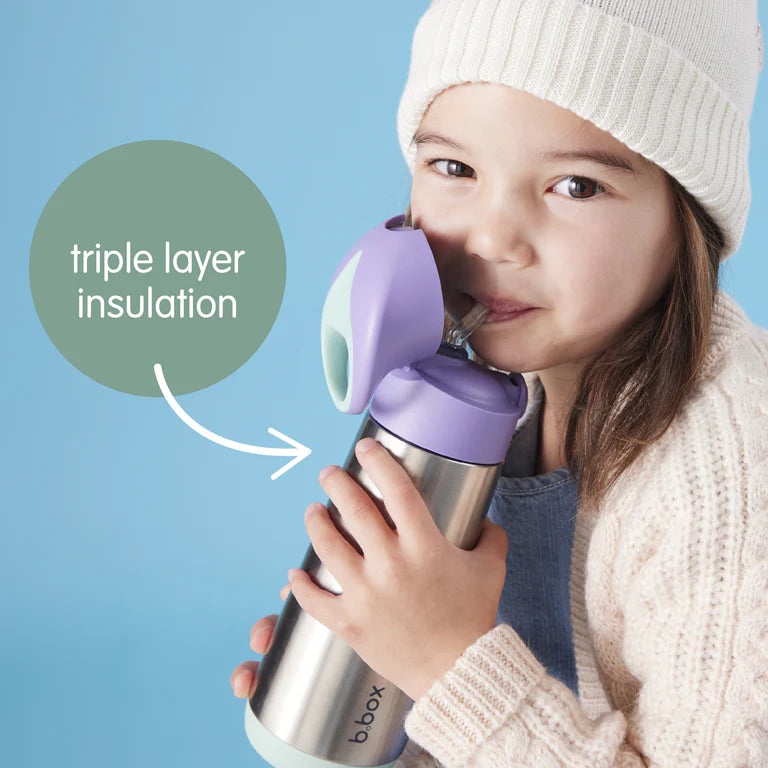 b.box Insulated Drink Bottle 500ml - Midnight