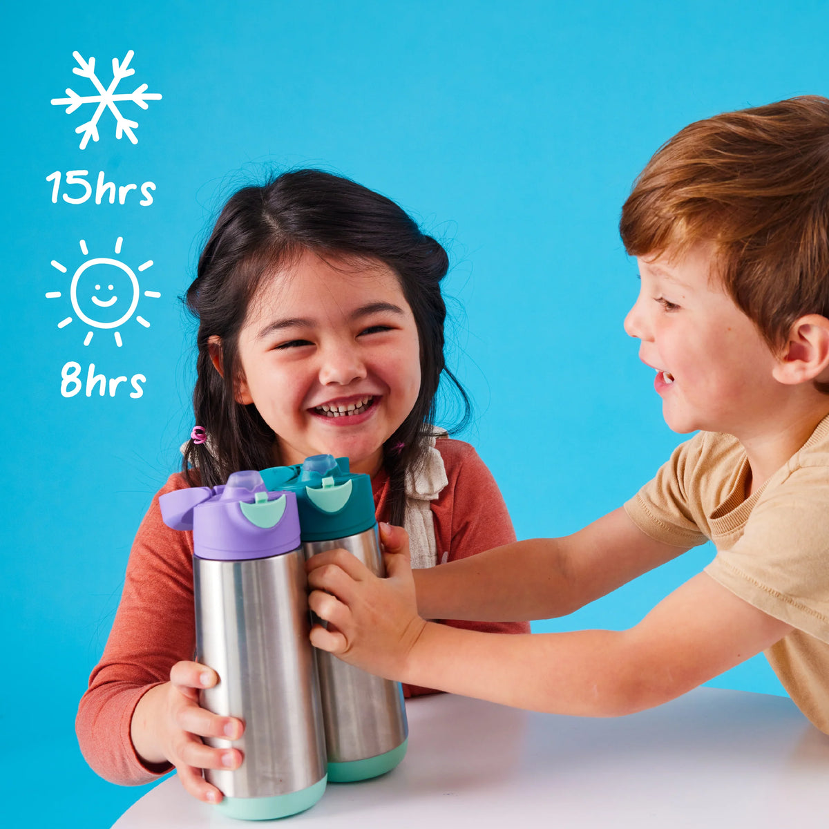 b.box Insulated Sport Spout Bottle 500ml - Emerald Forest