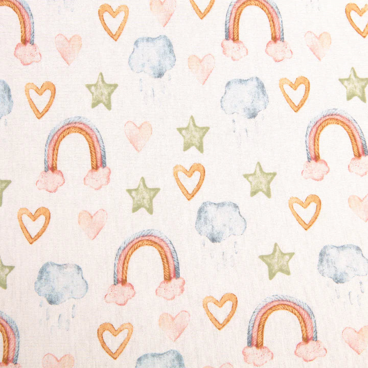 All4Ella Co-Sleeper Sheet - Rainbow Dreams