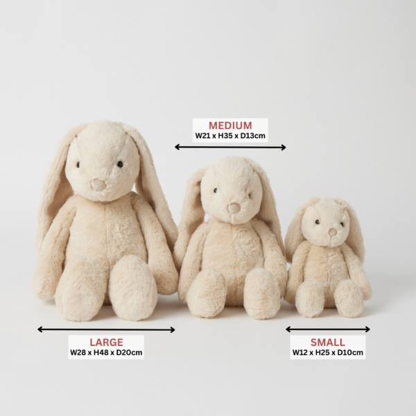 Jiggle & Giggle Beige Bunny - Small