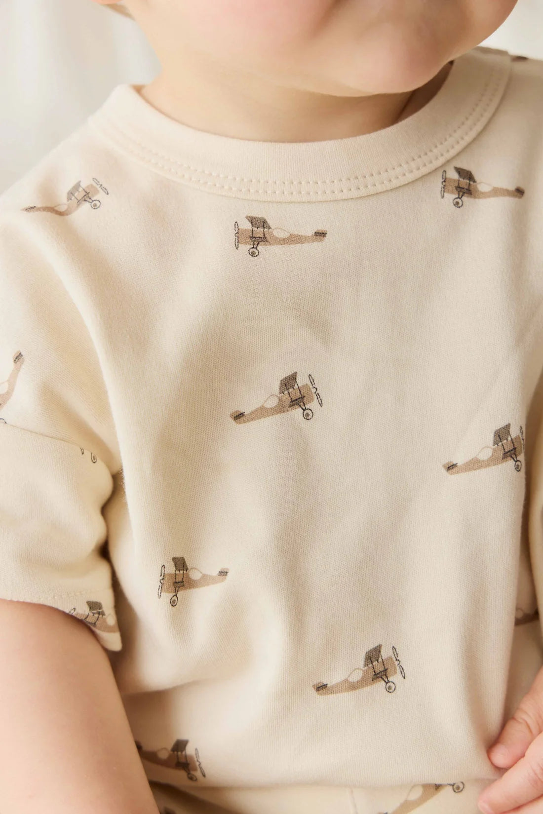 Jamie Kay Wesley T-Shirt - Flying High Vanilla Cream