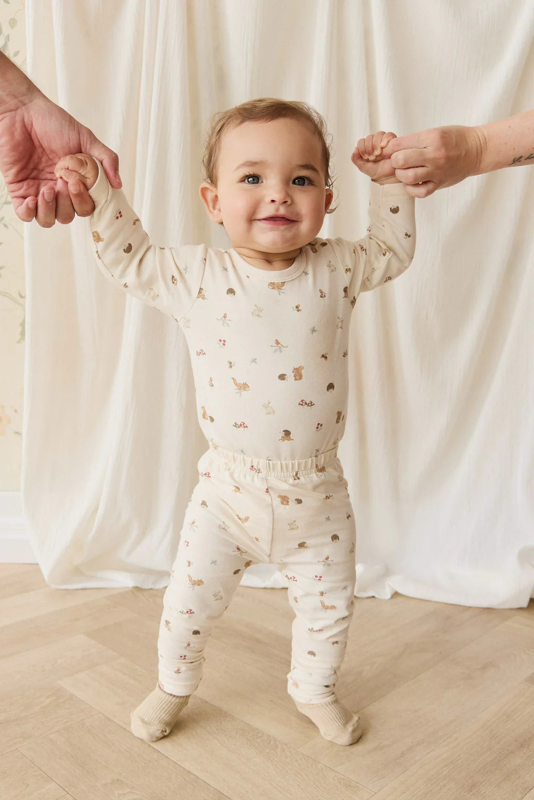 Jamie Kay Organic Cotton Fernley Bodysuit - Forest Gathering