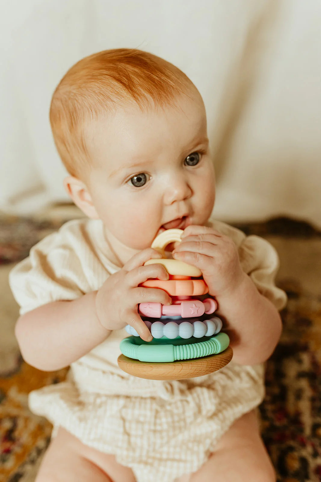 Jellystone Rainbow Wobble Stacker - Pastel