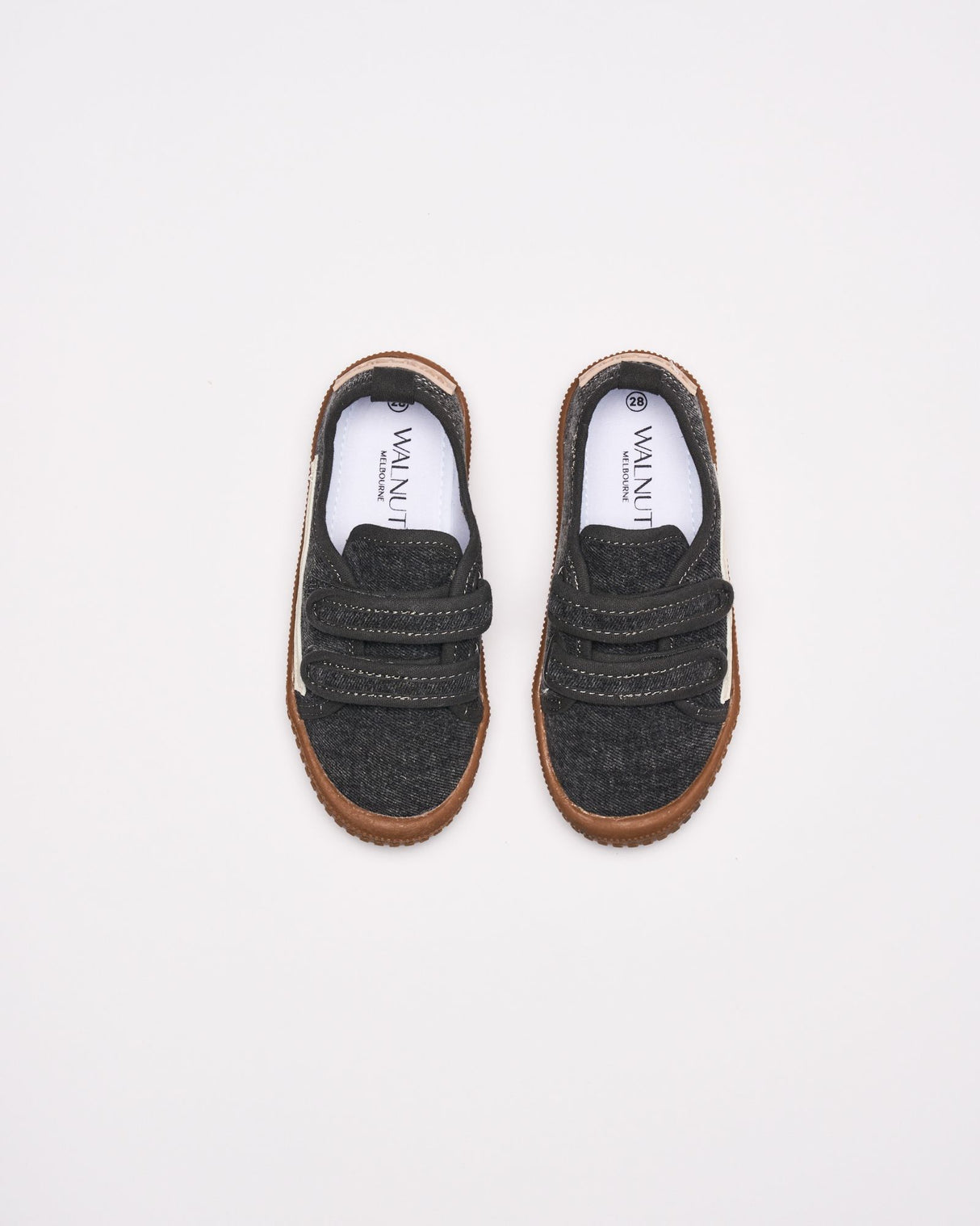 Walnut Ben Canvas - Charcoal Denim