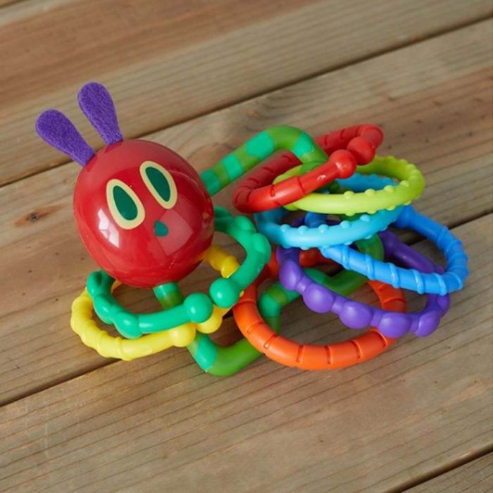 The Very Hungry Caterpillar Rattle Teether with Links