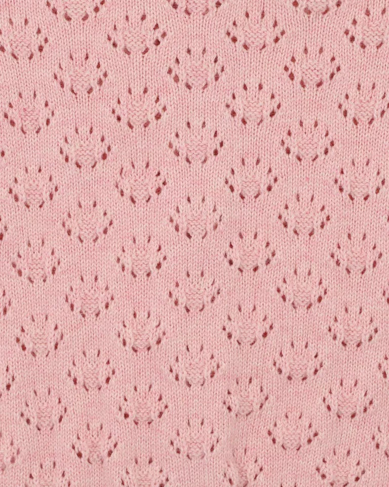 Minihaha Billie Organic Cardigan - Dusky Pink