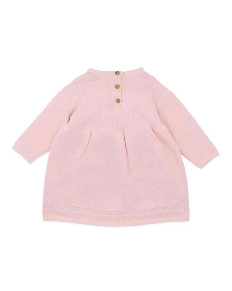 Minihaha Charlie Organic Hand Emb Knit Dress