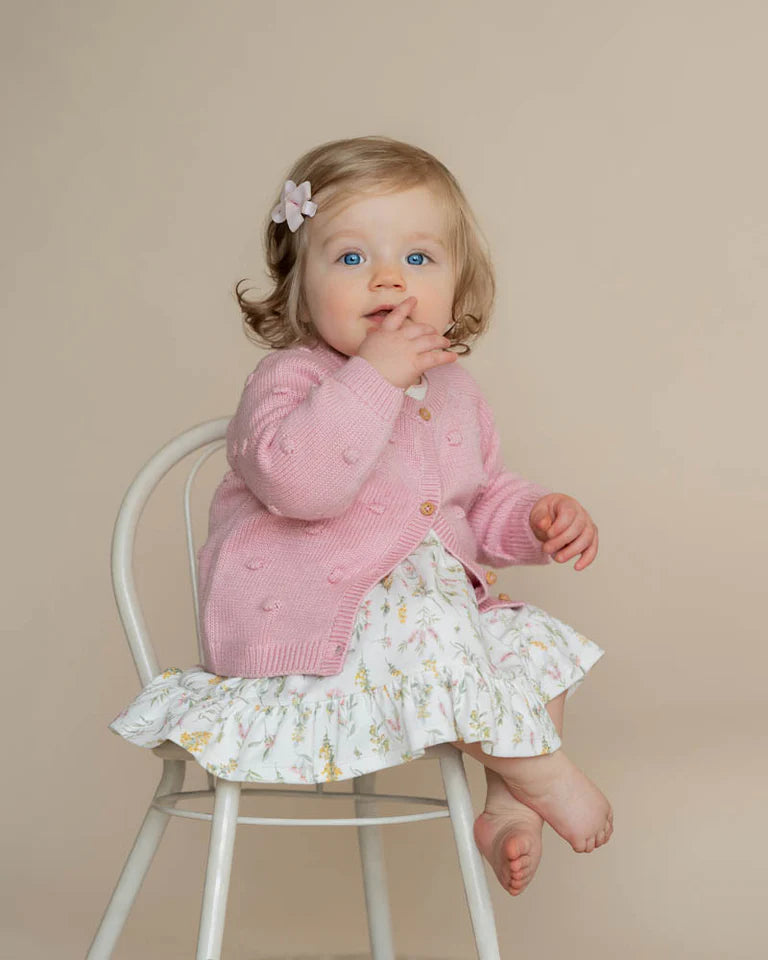 Minihaha Charlie Bobble Knitted Cardigan
