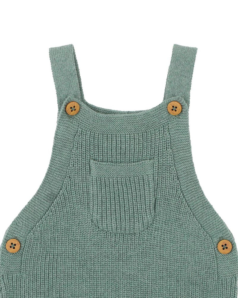 Minihaha Charlie Organic Knitted Overalls
