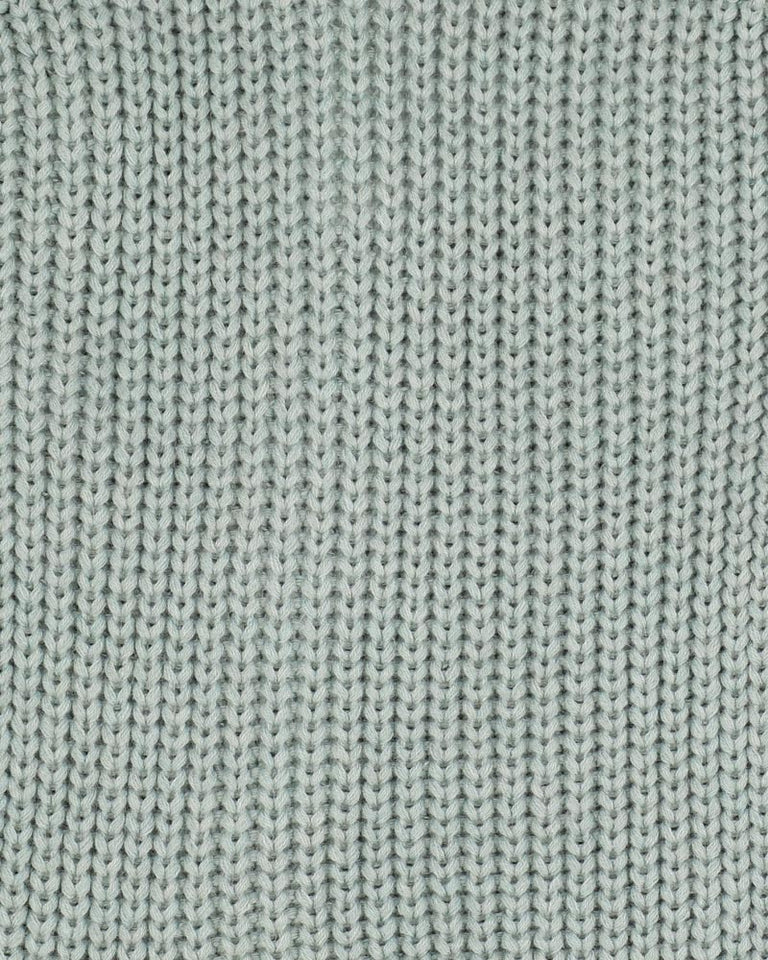 Minihaha Sage Knitted Zip Romper