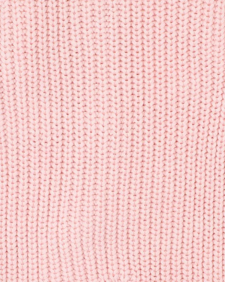 Minihaha Pale Pink Knitted Zip Romper