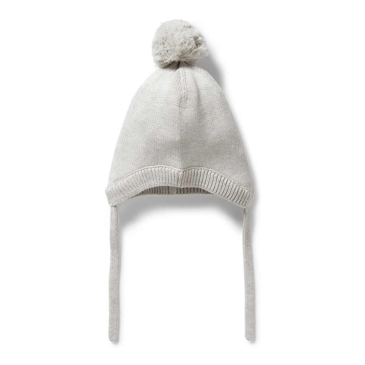Wilson + Frenchy Organic Knitted Bonnet - Grey Melange