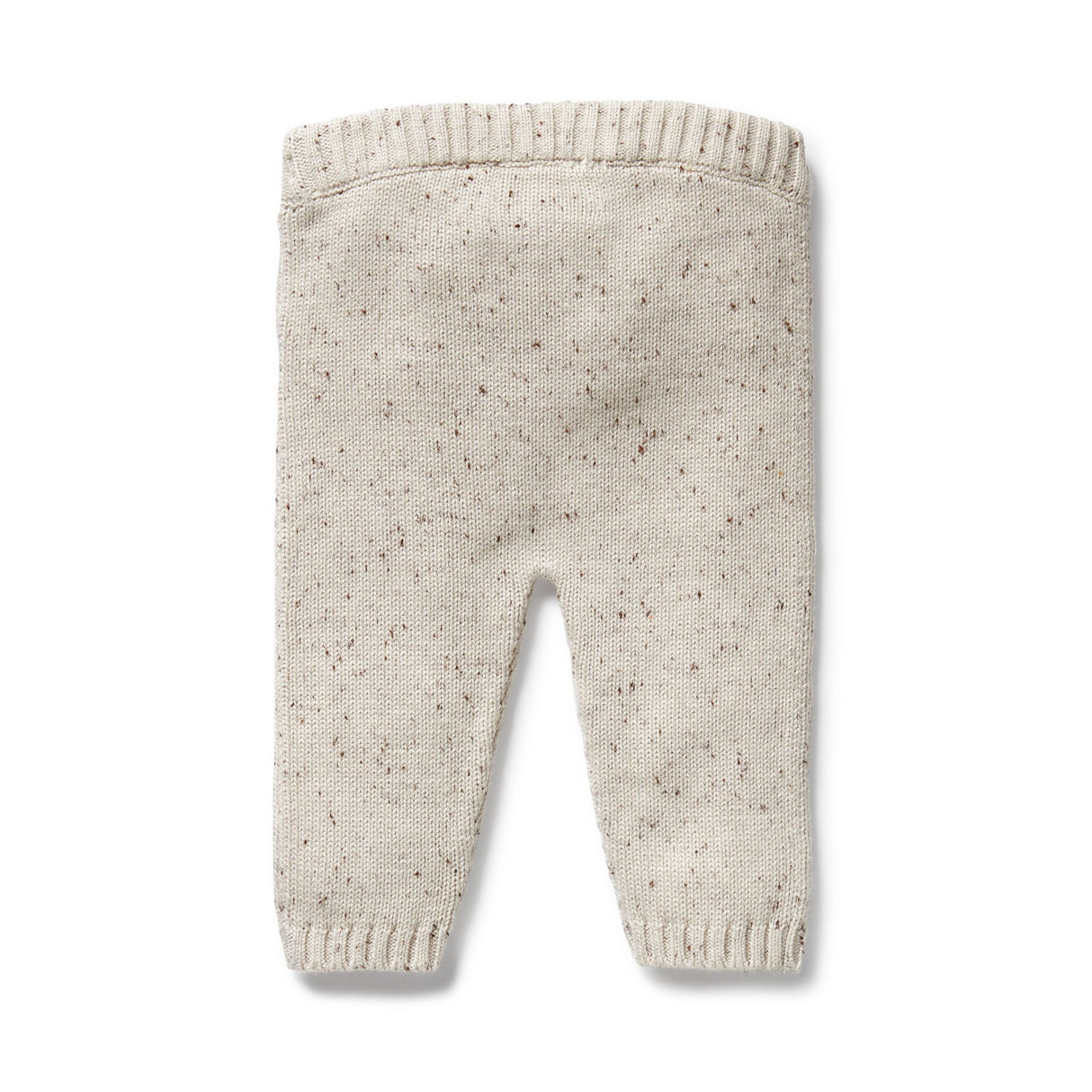 Wilson + Frenchy Organic Knitted Legging - Cookie and Cream