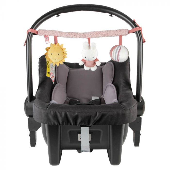 Miffy Fluffy Car Seat Toy - Pink
