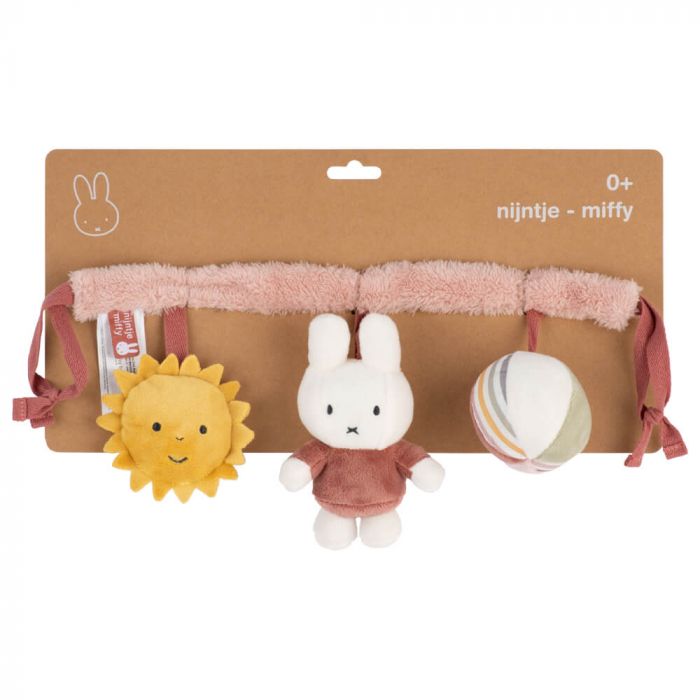 Miffy Fluffy Car Seat Toy - Pink