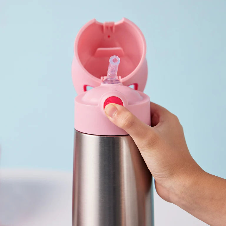 b.box Insulated Drink Bottle 500ml - Flamingo Fizz