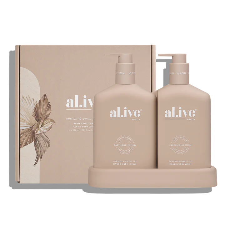 al.ive Wash & Lotion Duo - Apricot & Sweet Fig