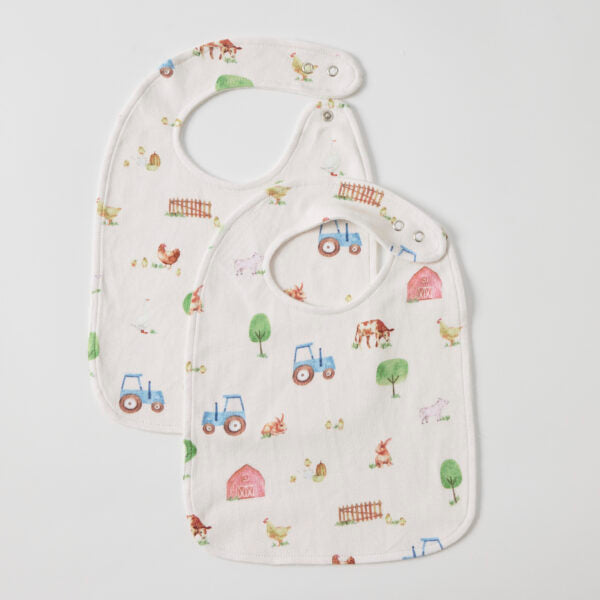 Barnyard Babies Bibs - 2 Pack