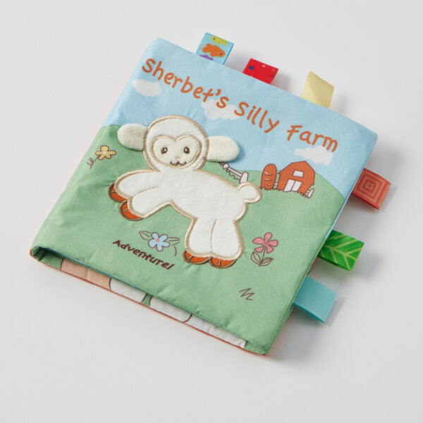 Jiggle + Giggle Sherbet’s Farm Fabric Book