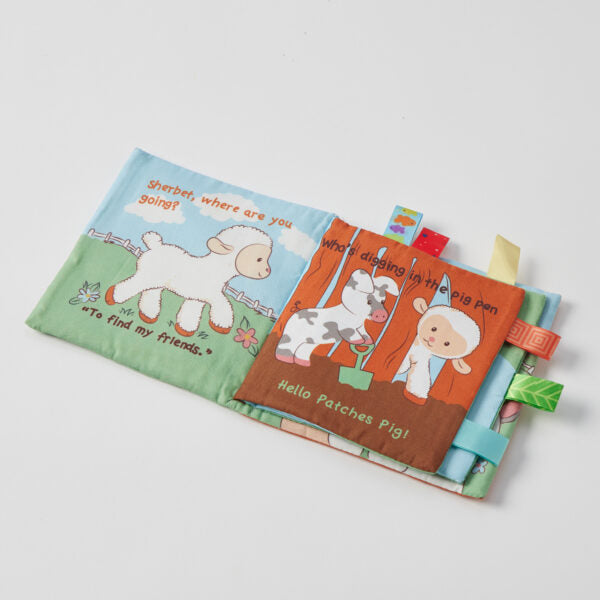 Jiggle + Giggle Sherbet’s Farm Fabric Book
