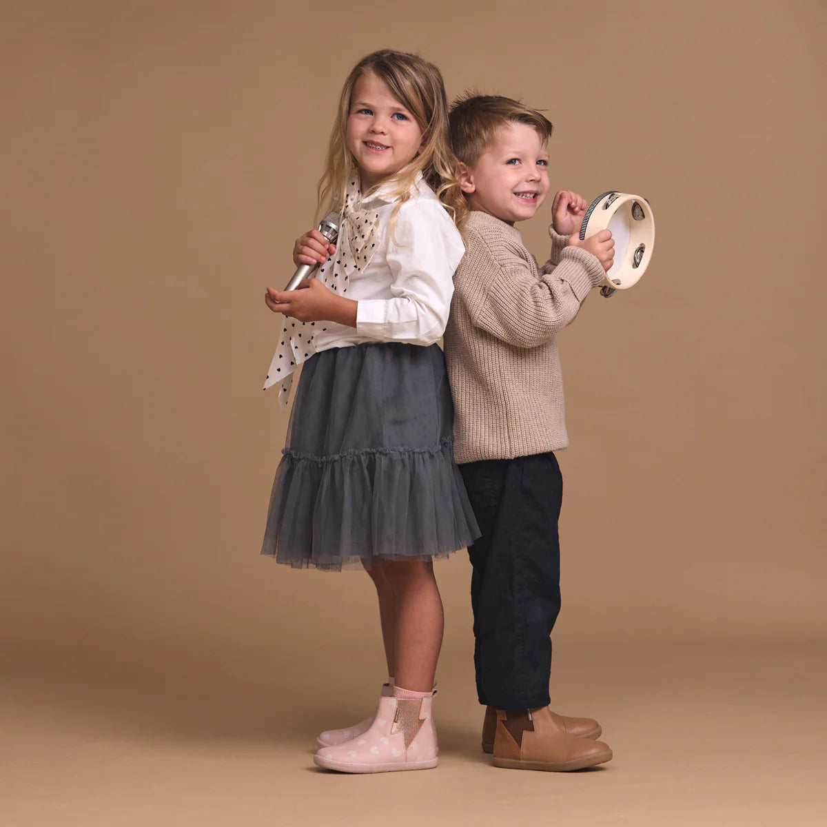 Pretty Brave Electric Boots - Tan