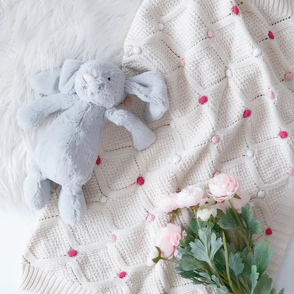 Di Lusso Living Lucy Baby Blanket - Pink