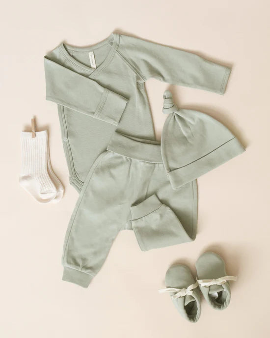 Quincy Mae Baby Pant - Sage