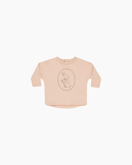 Quincy Mae Long Sleeve Tee - Bunny