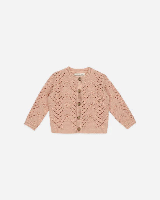 Quincy Mae Knit Cardigan - Melon