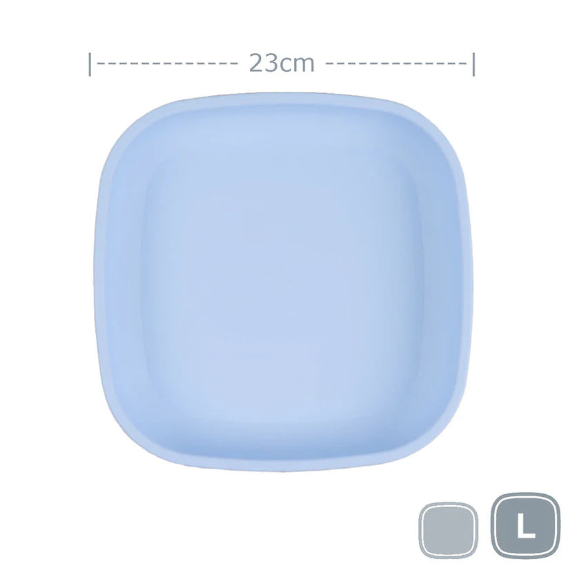 Re-Play Large Plate - Ice Blue