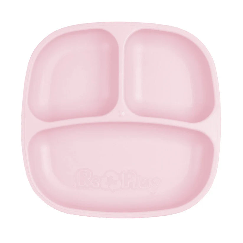 Re-Play Divided Plate - Ice Pink