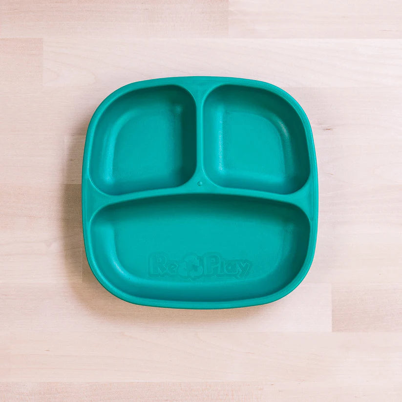 Re-Play Divided Plate - Teal