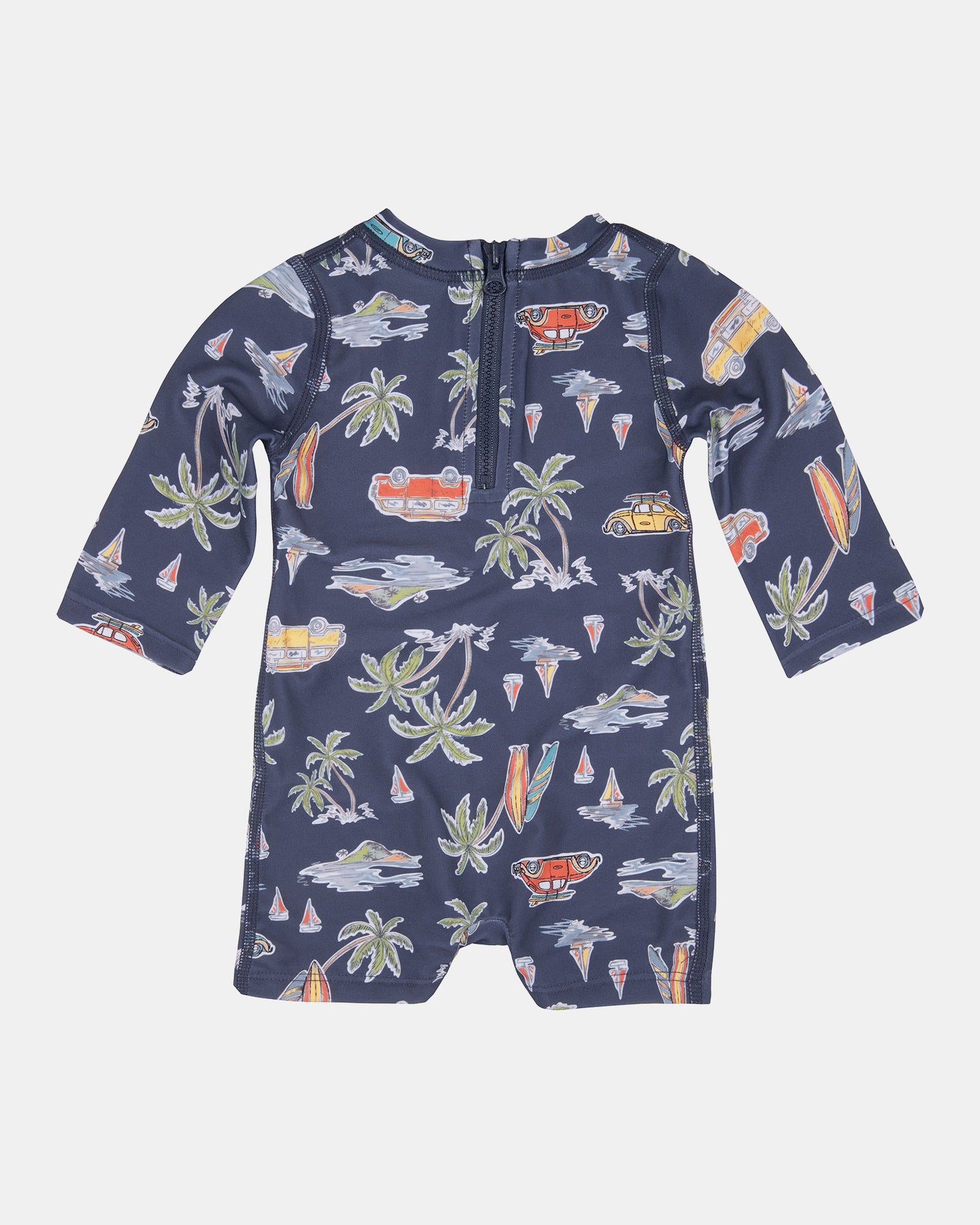 Toshi Swim Long Sleeve Onesie - Surf Twilight