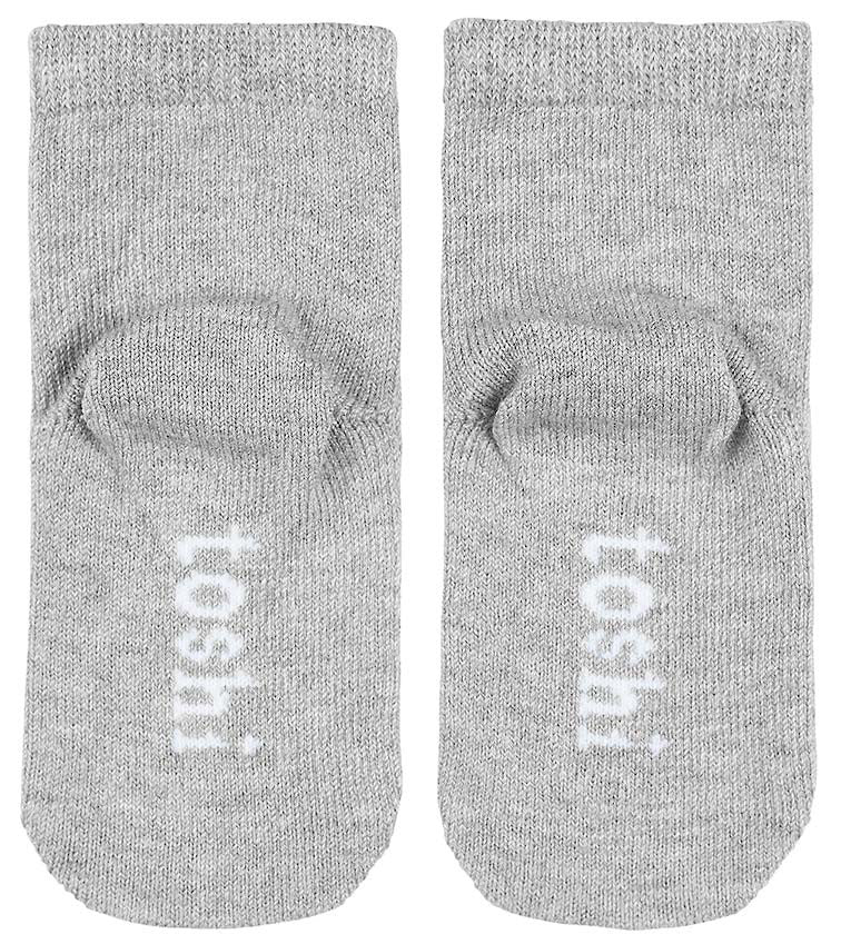 Toshi Organic Ankle Socks - Ash