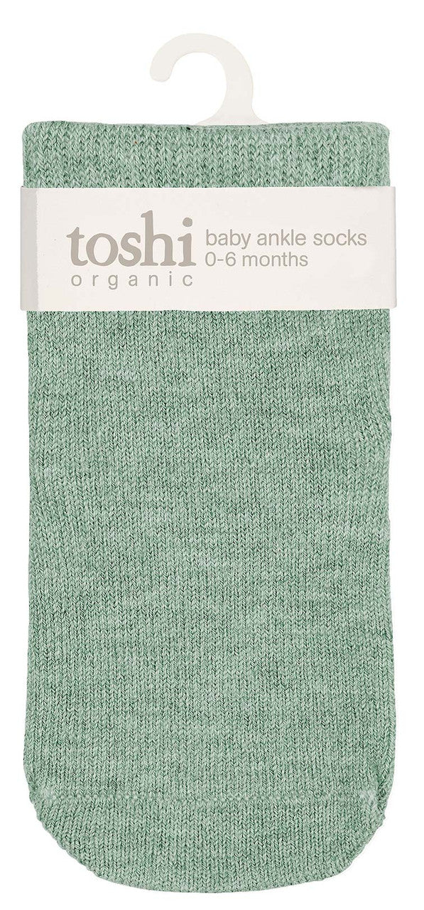 Toshi Organic Ankle Socks - Jade
