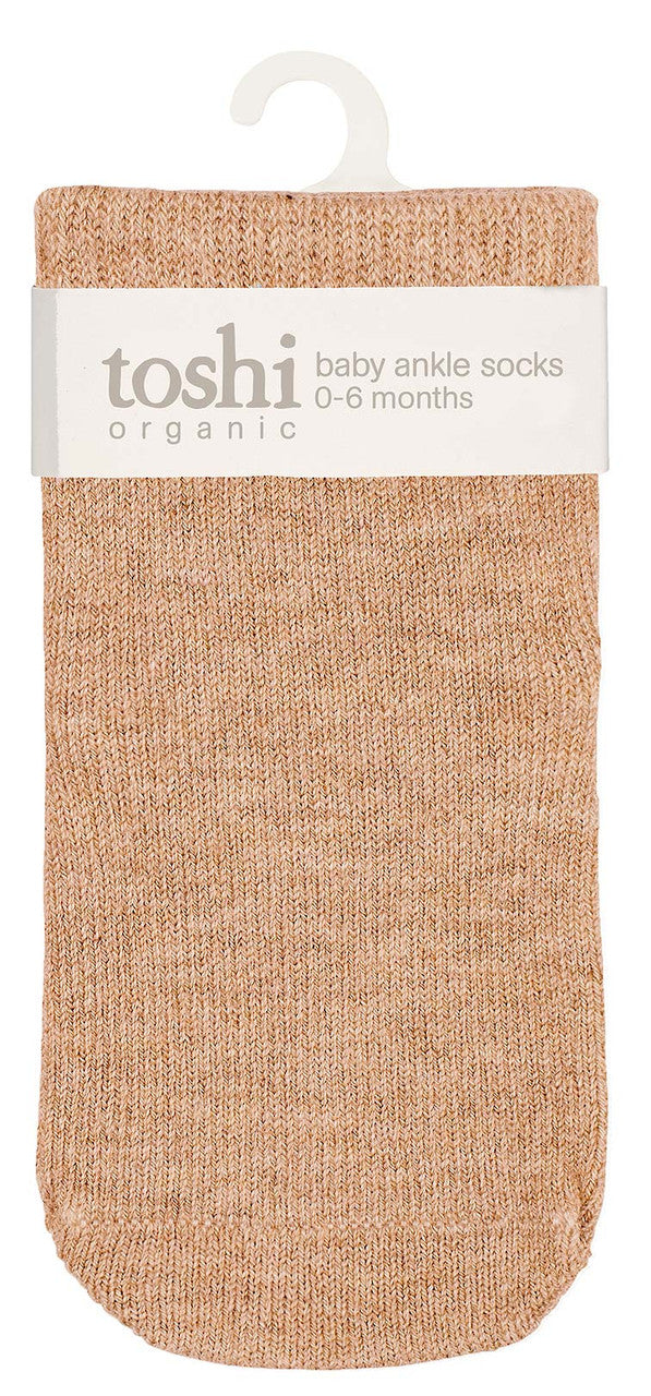 Toshi Organic Ankle Socks - Maple