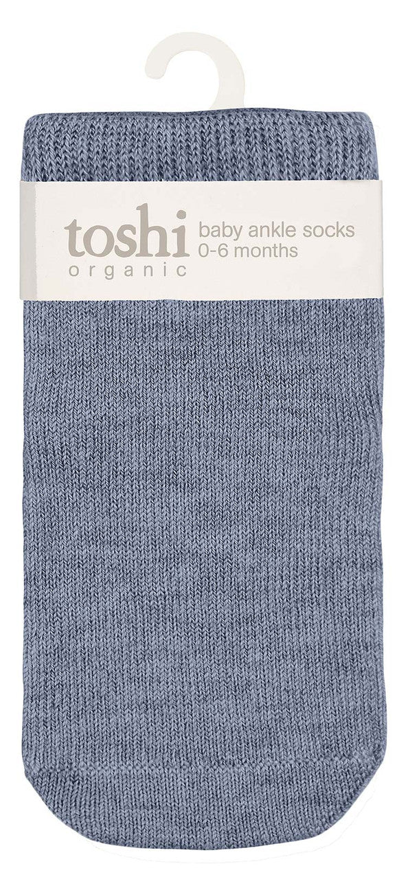 Toshi Organic Ankle Socks - River