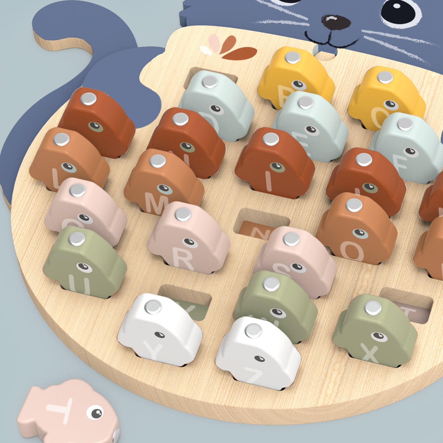 Speedy Monkey Fishing Game Alphabet