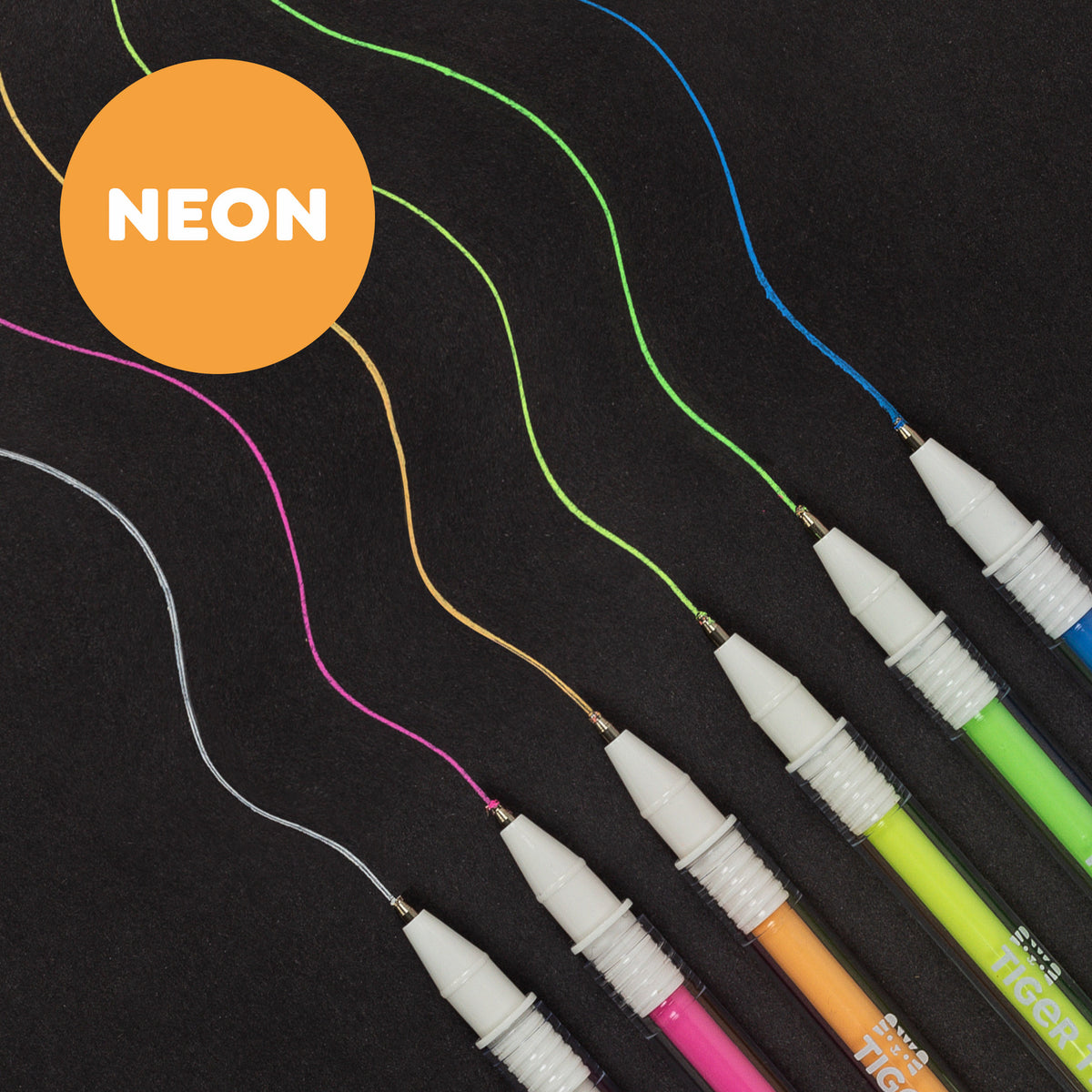 Tiger Tribe Neon Fine Tip Paint Pens