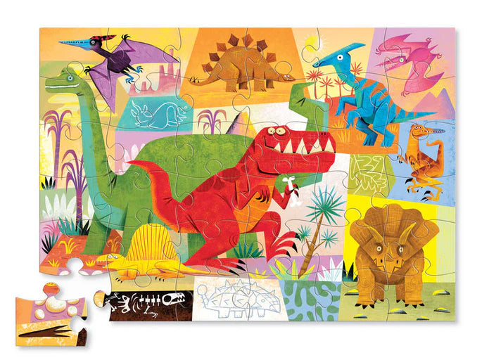 Crocodile Creek Floor Puzzle 36pc - Dinosaurs