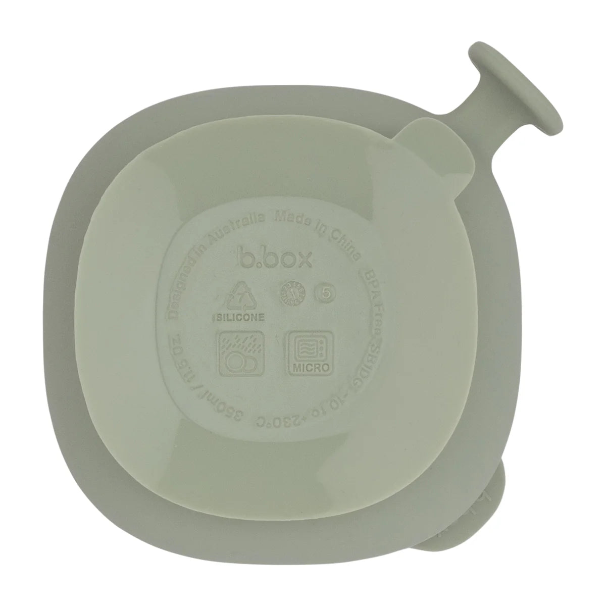 b.box Silicone Bowl + Lid - Sage