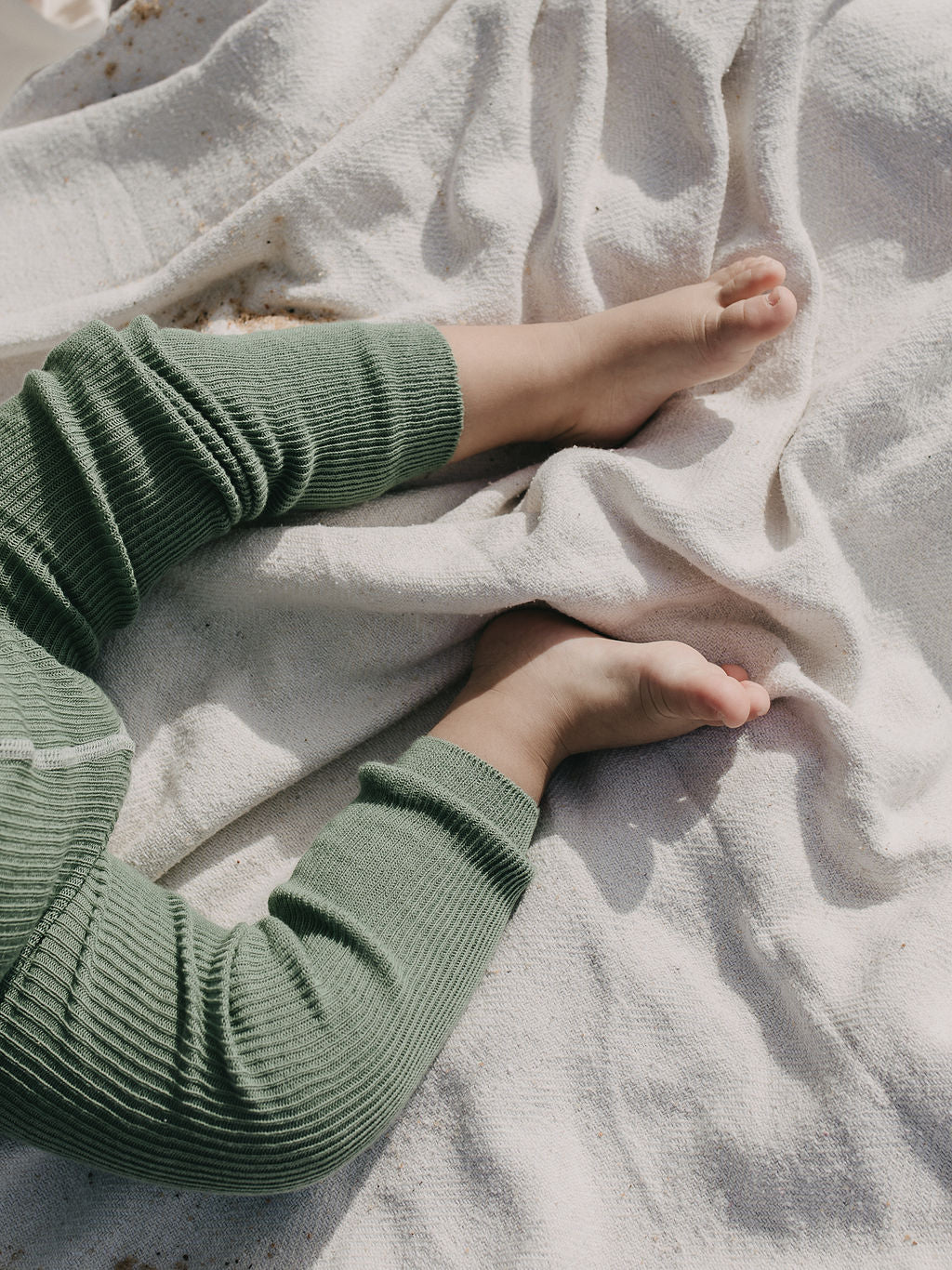 Silly Silas Footless Tights - Matcha Oat Latte