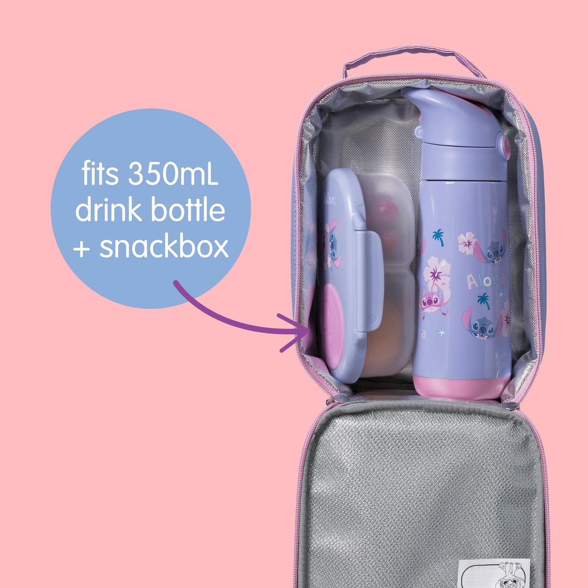 b.box Insulated Mini Lunchbag - Stitch