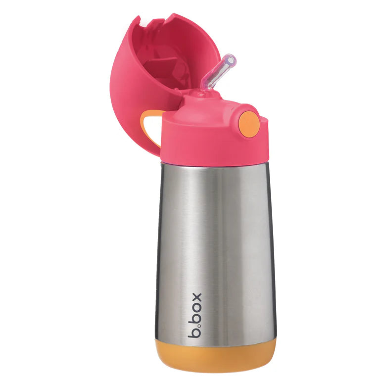 b.box Insulated 350ml Drink Bottle - Strawberry Shake